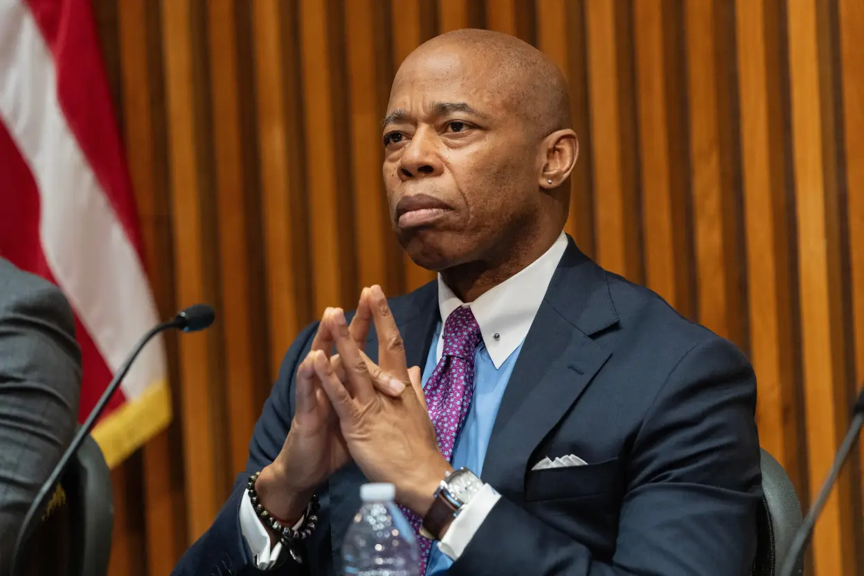 Image of Eric Adams speaking