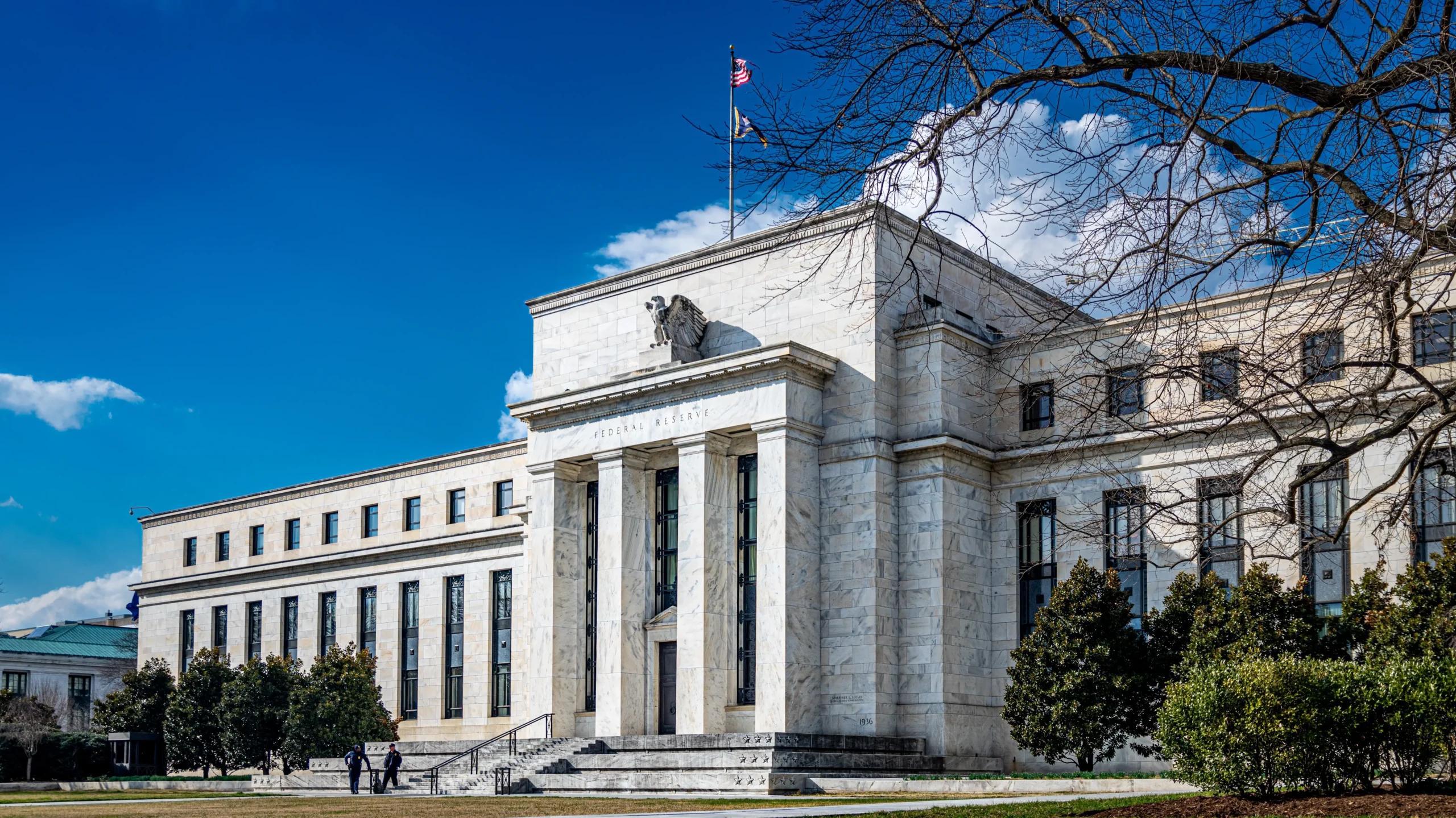 Picture of the Federal Reserve building in Washington, DC.