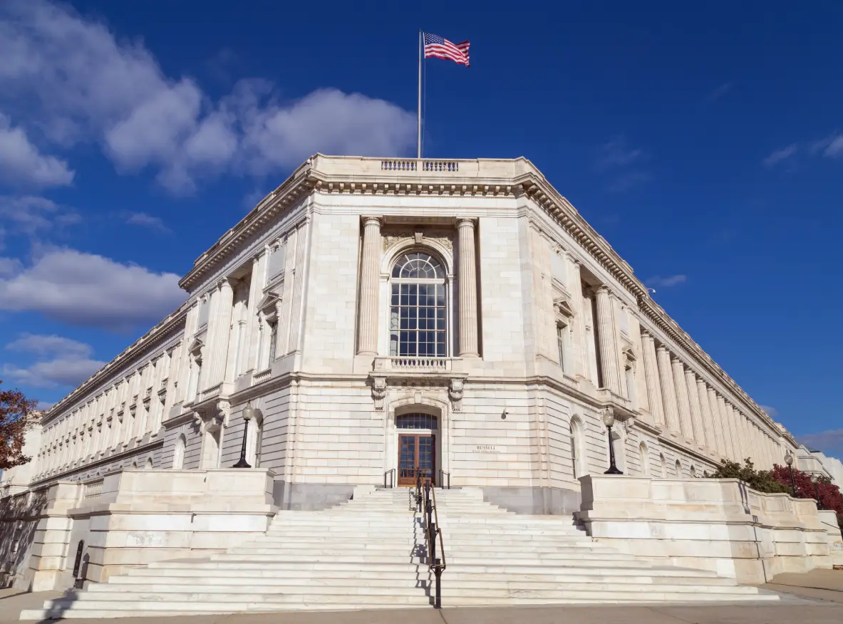 Outside of the Senate building