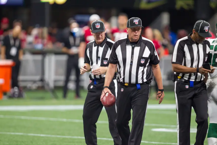 Stock image of NFL referee