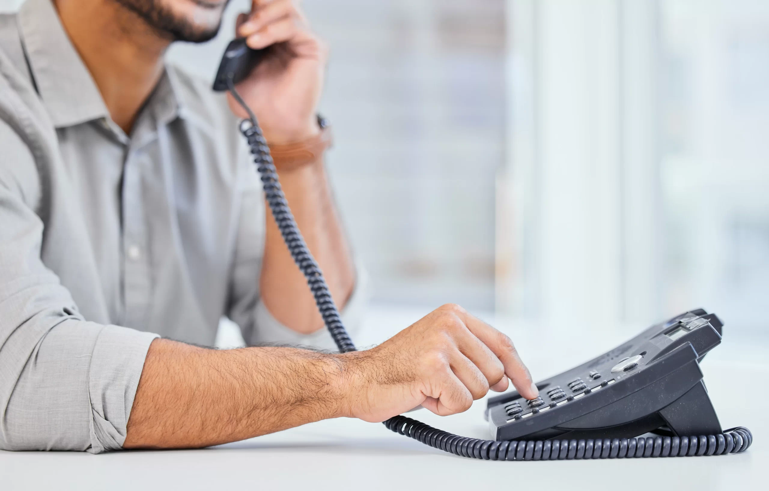 Stock image of earnings call