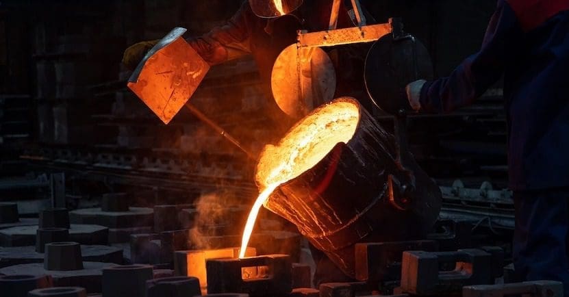 Steel worker