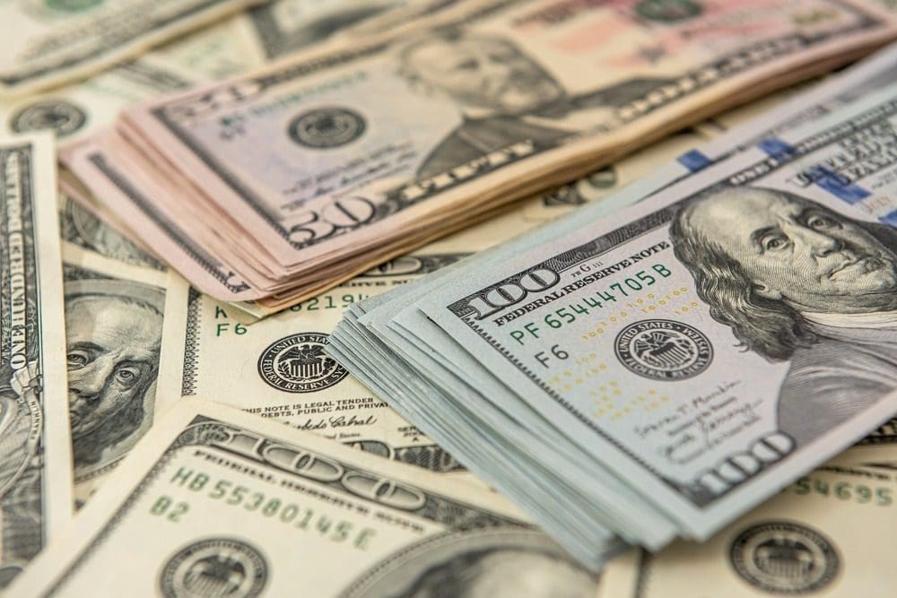Stock image of cash, representing the Kentucky Derby purse.