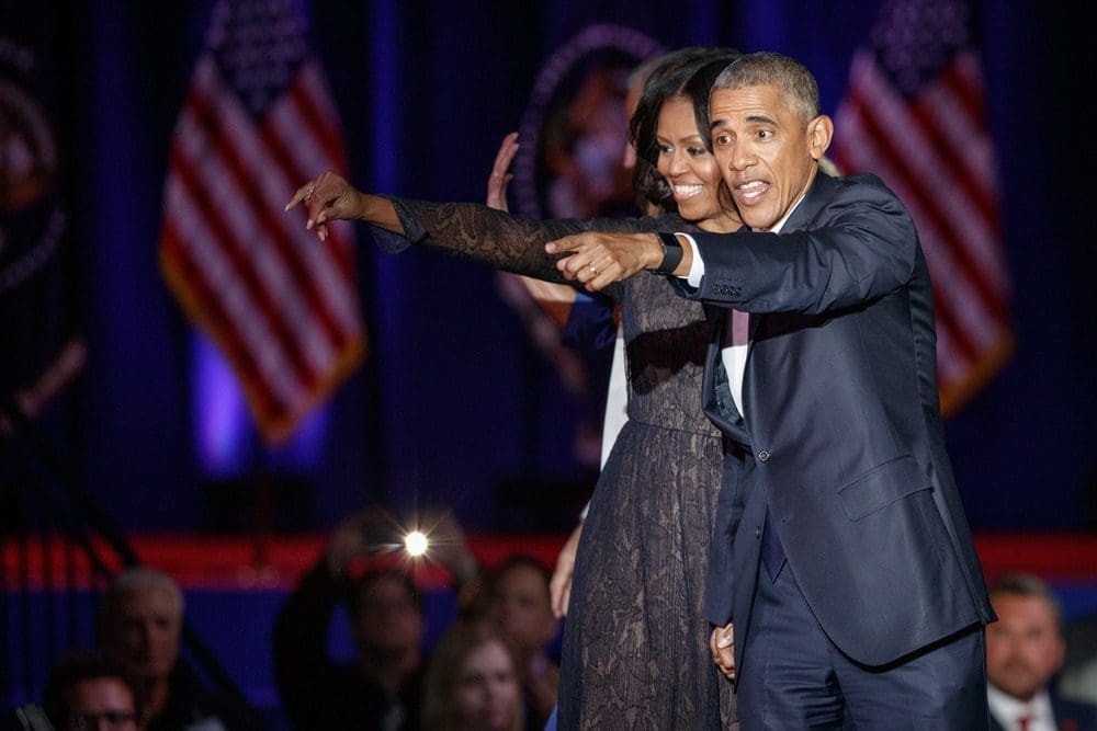 Picture of Barack and Michelle Obama