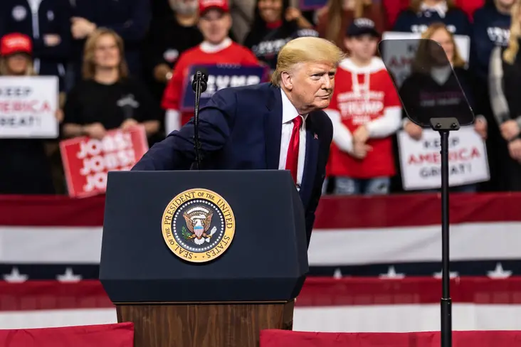 Trump Mention Market Odds Iowa Rally